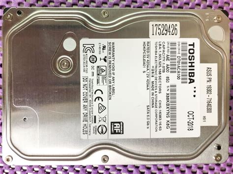 Toshiba Dt01aca100 1tb