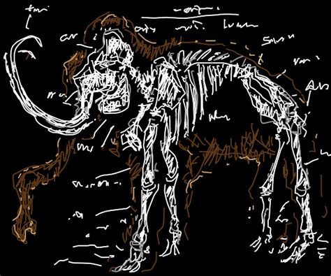 Mammoth Skeleton - Drawception