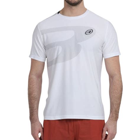 Bullpadel Unale T Shirt White Padel T Shirt Herre