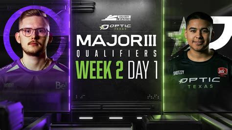 Call Of Duty League Major Iii Qualifiers Week Day Youtube