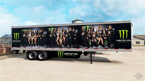 Skin Monster Energy For Semi For American Truck Simulator