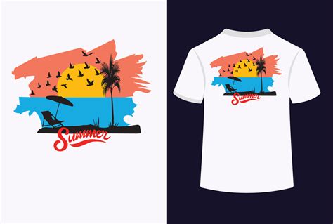 Summer Typography T Shirt Design 25210447 Vector Art At Vecteezy