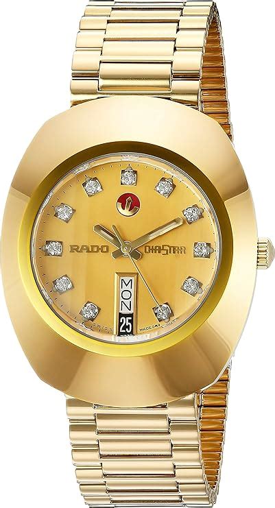 Rado Men S R12413493 Original Gold Dial Watch Rado Amazon Ca