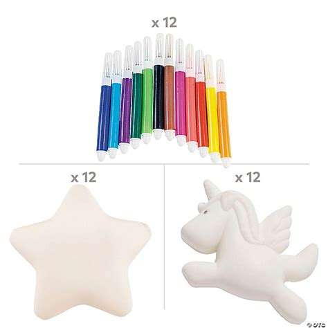 Color Your Own Squishy Craft Kit Assortment Makes 24