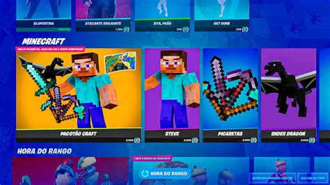 Minecraft Chegou No Fortnite Nova Parceria Do Minecraft X Fortnite