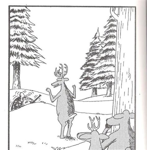 Far Side Deer Hunting Cartoon / Hunting Humor Archery Talk Forum | Louis Fox