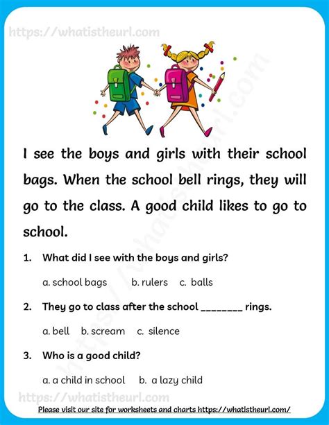 Grade 2 Reading Comprehension Workbook