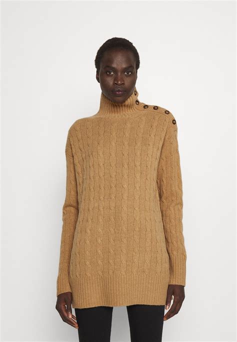 Polo Ralph Lauren Classic Long Sleeve Strickpullover Camel Zalando De