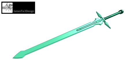 D File Elucidator Dark Repulser Sword D Printable Model To