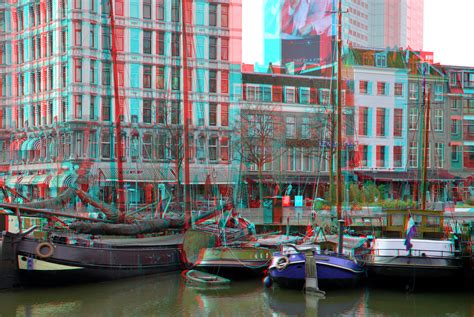 Oude Haven Rotterdam D Anaglyph Stereo Red Cyan Flickr