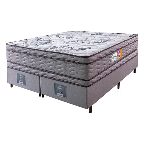 Cama Box King Colch O Ortop Dico Box X X Double Face Espuma