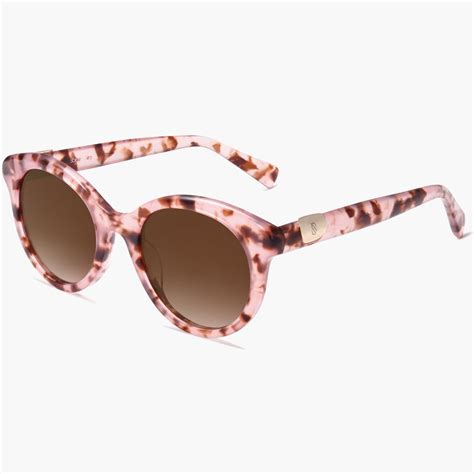 Buy Tortoise Frame Gradient Brown Lens Cat Eye Sunglasses For Women