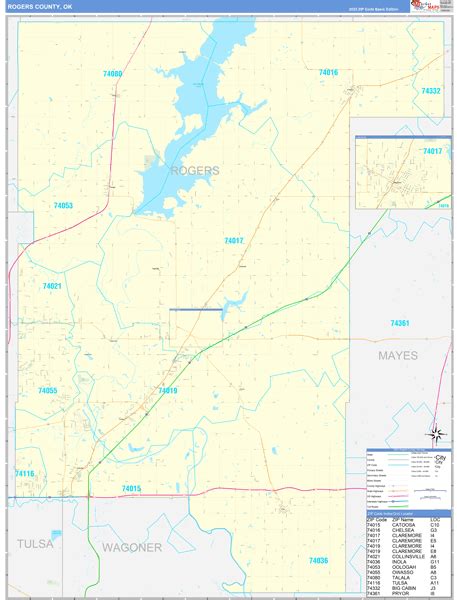 Map Books of Rogers County Oklahoma - marketmaps.com