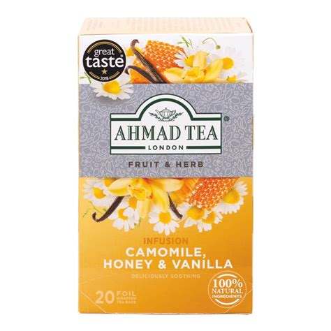 Ahmad Tea Camomile Honey Vanilla Tea Count British Isles