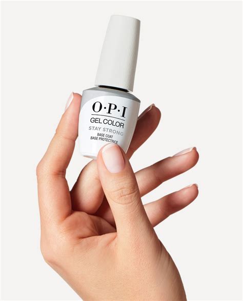 Opi Gelcolor Stay Strong Strengthening Base Coat Gel Nail Polish Opi