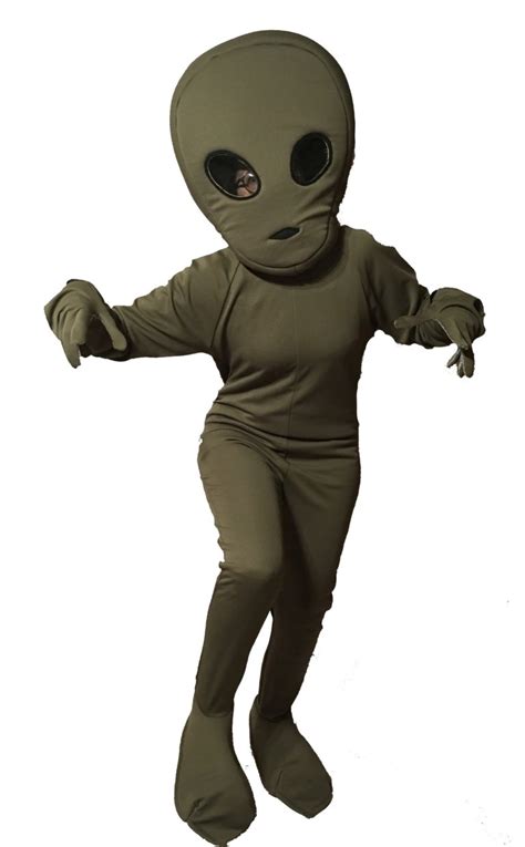 Adult Alien Fancy Dress Space Costume Extra-Terrestrial