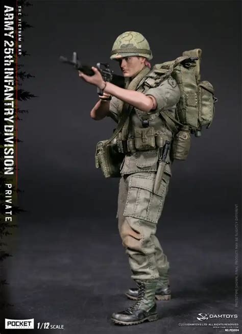 Damtoys Dam 112 Pes004 Us Army Soldier In Vietnam 25th Infantry