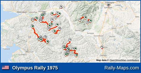 Maps Olympus Rally 1975 Rally