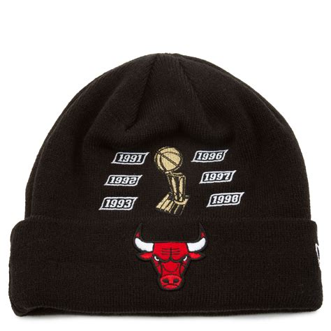 New Era Caps Chicago Bulls World Champions Knit Beanie 12638432 Shiekh