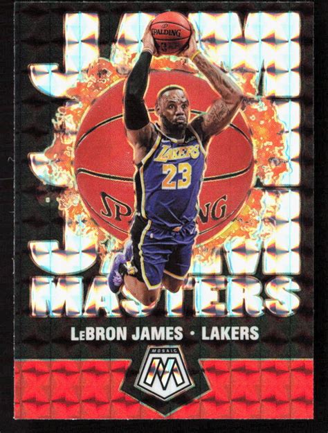 Panini Mosaic Lebron James Jam Masters Mosaic Prizm Lakers