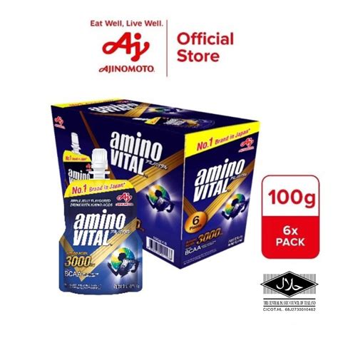 Amino Vital 100g X 6 Pack Shopee Malaysia