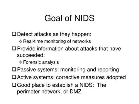 Ppt Network Intrusion Detection Systems Powerpoint Presentation Free