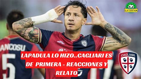 Gianluca Lapadula Es De Primera Cagliari Gan En El Ltimo Minuto