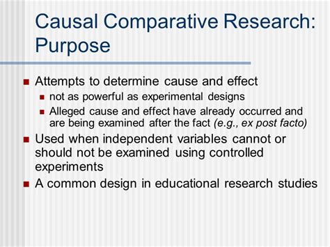 Causal Research Design