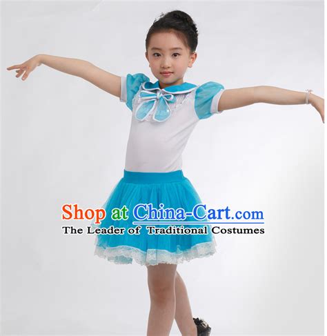 Chinese Competition Stage Dance Costumes Kids Dance Costumes Folk ...