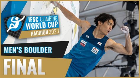 Men S Boulder Final Hachioji 2023 YouTube