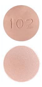 Pill Finder 102 Pink Round Medicine