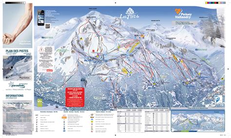 Paradiski La Plagne Les Arcs Skimap Org