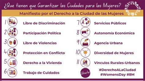 8M 2023 Manifiesto Por El Derecho A La Ciudad De Las Mujeres Right