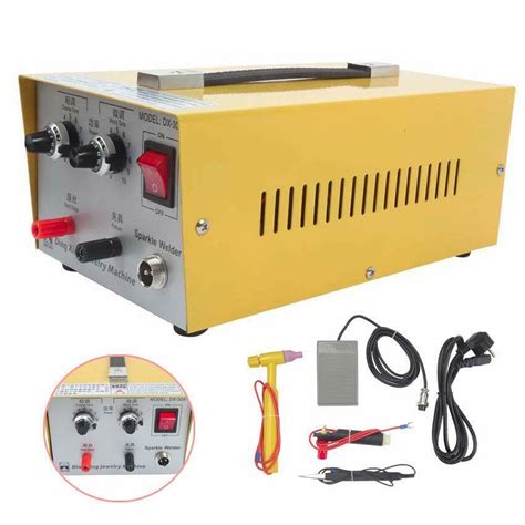 110v 200w Pulse Sparkle Spot Welder Jewelry Gold Silver Platinum Welding Machine Ebay