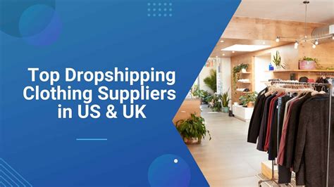 Top 13 Dropshipping Clothing Suppliers in US & UK