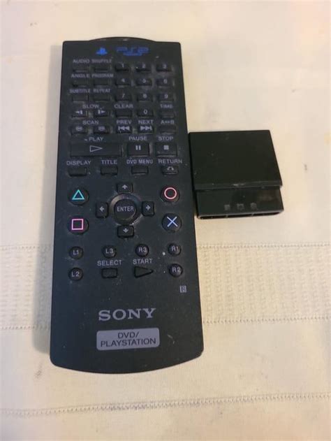 Sony PS2 DVD Remote Control with Dongle | Nostalgic Video Games