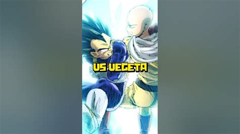 Saitama Meets Vegeta From Dragon Ball Super Vegeta Vs Saitama One