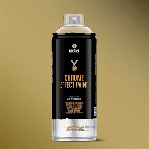 Spray Pintura Montana Pro Oro Cromado Ml Leroy Merlin