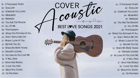 Most Popular English Acoustic Love Songs Cover 2021 Best Balad