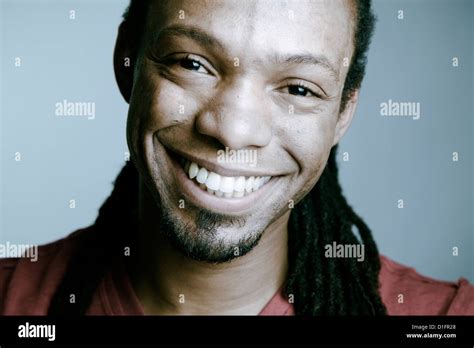 Smiling African American man Stock Photo - Alamy