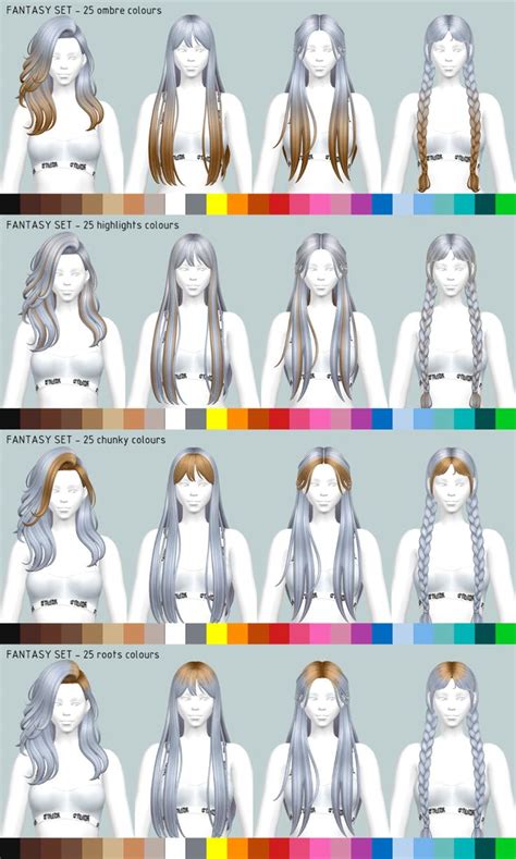 FANTASY SET EXTRA CONTENT Daylife Sims Sims Hair Sims Sims 4