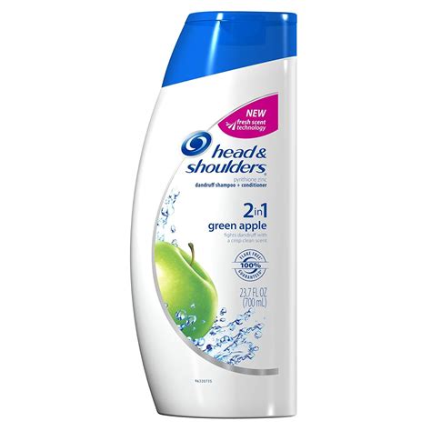 Head and Shoulders Green Apple Dandruff Shampoo 23.7 Fl Oz - Walmart ...