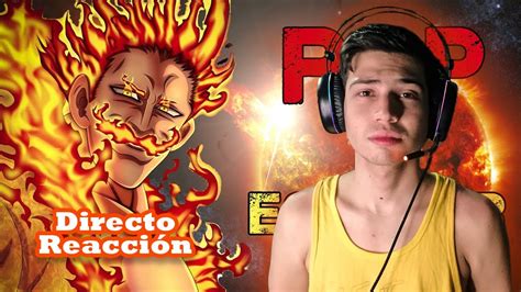 RAP DE ESCANOR THE ONE NANATSU NO TAIZAI Doblecero Vídeo Reacción