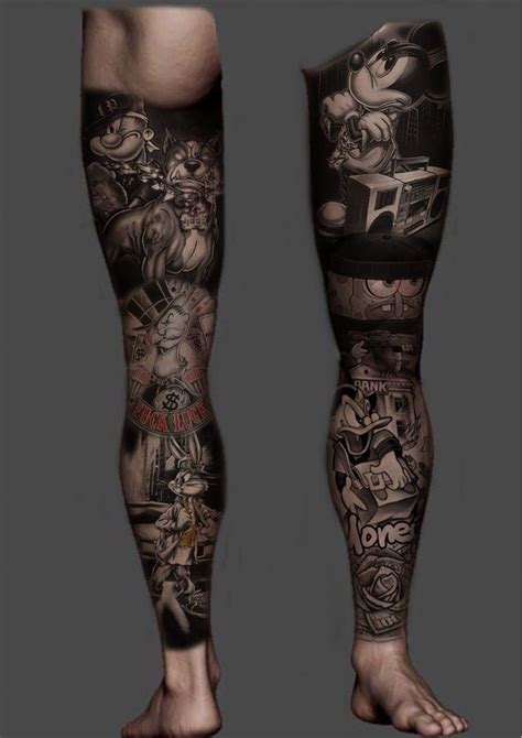 Pin By Calvin Reyes On Boredpanda In Leg Tattoo Men Full Leg