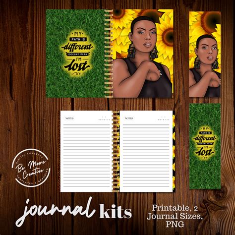 Printable Journal Kit Png Bemoore Creative