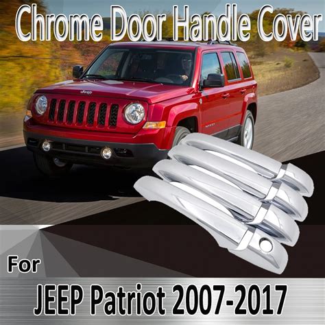 Pegatinas De Decoraci N Cromadas Para Manija De Puerta De Jeep Patriot