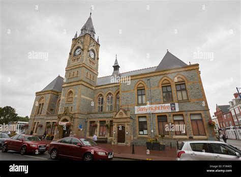 rhyl town hall north wales uk Stock Photo - Alamy