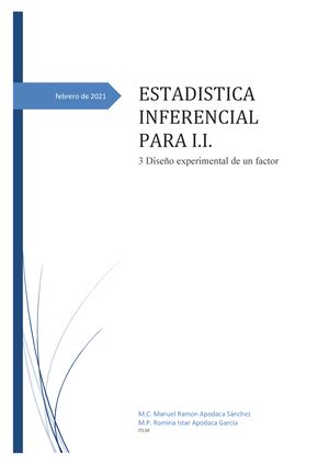 Extraclase De Estadistica No Parametrica Instituto Tecnologico De Los