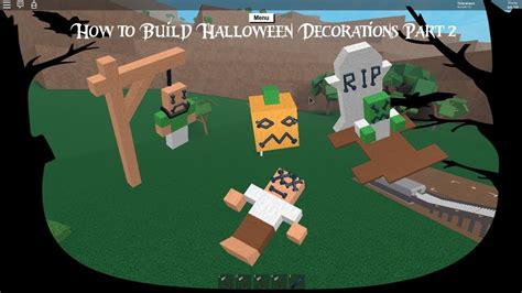 Lumber Tycoon 2 How To Build Halloween Decorations Part 2 Youtube