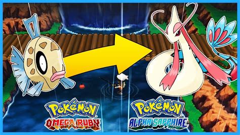 Pokemon OmegaRuby AlphaSapphire How To Get Feebas Evolve Into